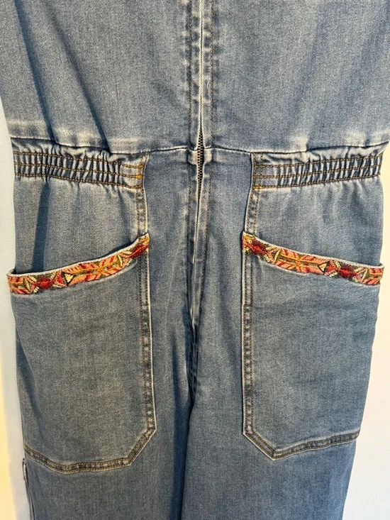 DRIFTWOOD Light Blue Denim Short-Sleeve Zip-Front Jacket - Picture 5 of 10